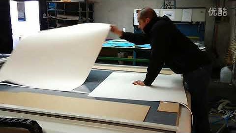 Offset printing blanket rubber sheet AOKE  CNC flatbed sample leather cutter plotter cutting table