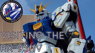 New Gundam Statue!! | Gundam Side-F Life Size RX-93ffV Nu Gundam Statue Review