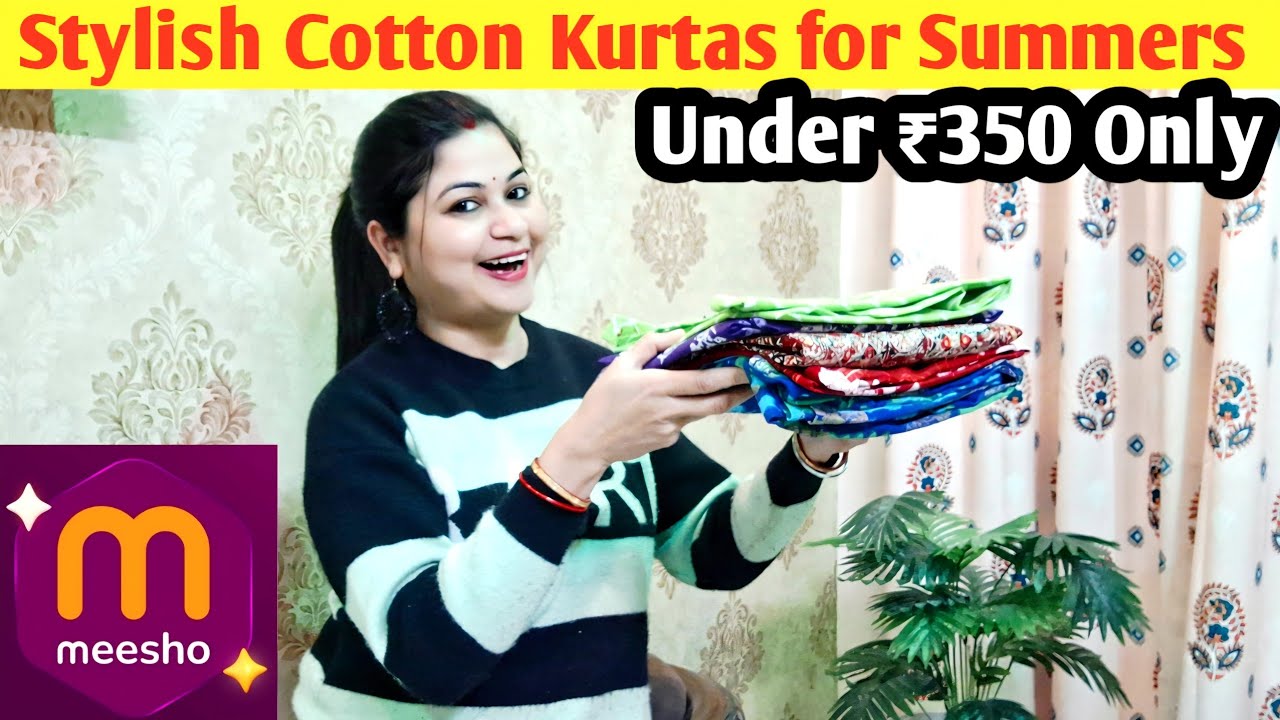 Affordable Cotton Kurta Under ₹350 😍 Meesho Budget Haul | Best Daily Wear Kurtis