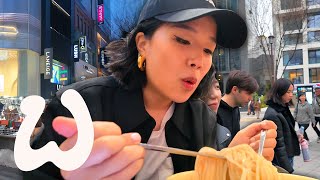 KOREA, Missed my flight, Myeong-Dong Street Food | Winnie Wong