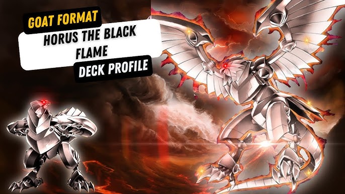 Horus, the Black Flame Dragon from Yu-Gi-Oh translated into Magic