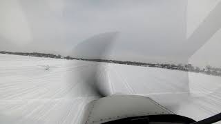 PJ Powders His Skis