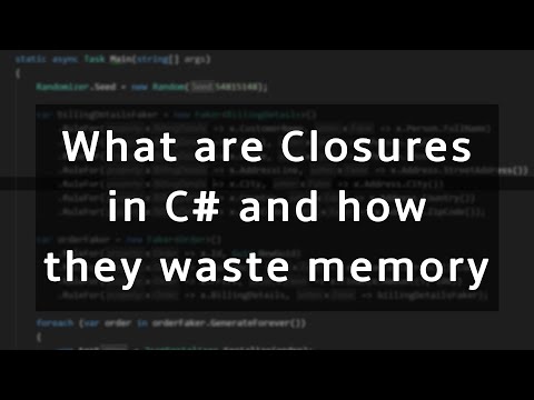 What are Closures in C# and why you NEED to know about them