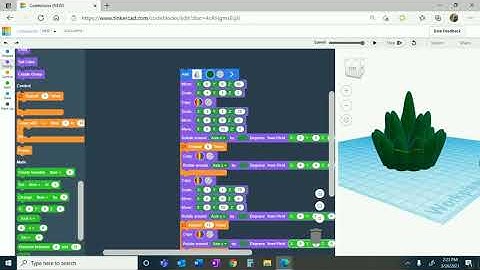 Tinkercad Codeblocks - How to Code a Succulent