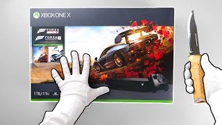 Unboxing Xbox One X 'Forza Horizon 4' 1TB Console