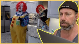 Two Faced Creepy Clown Stalker Terrorizes My New House In Georgia! Caught This on Camera!