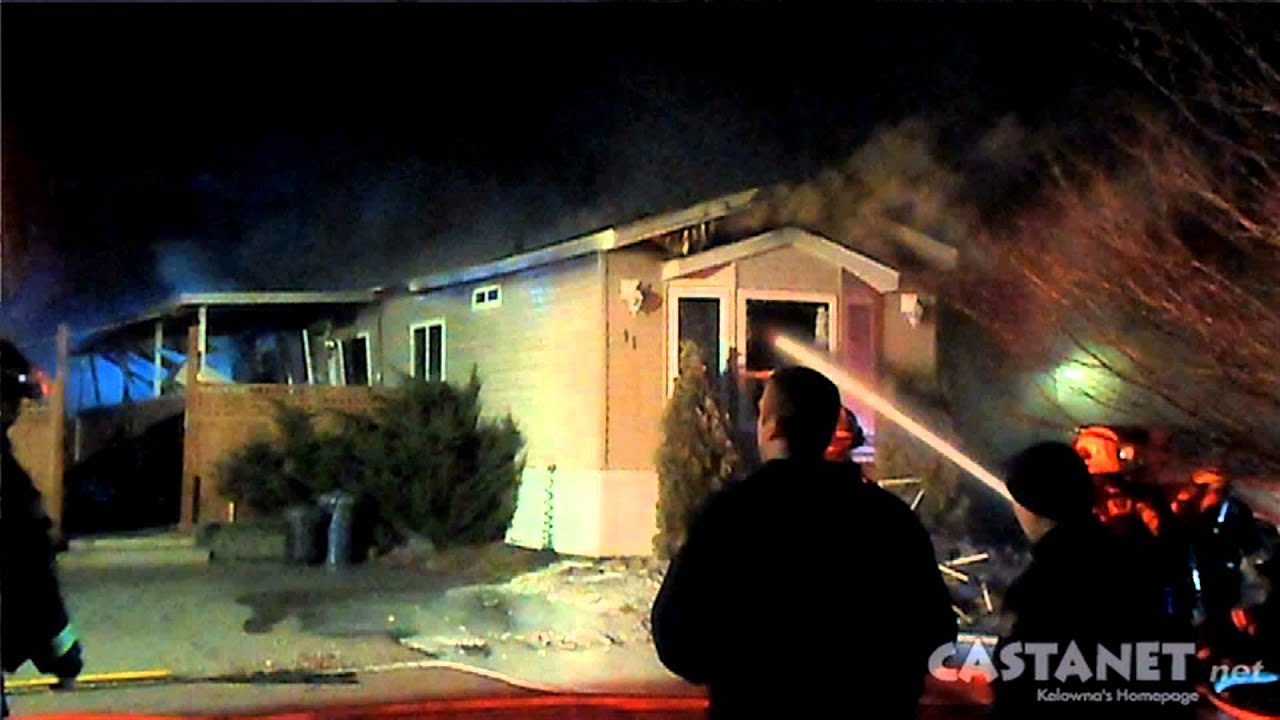 Fatal fire in mobile home - YouTube
