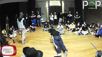 Pop in Progress 2015 Chapter 2 Work The Floor Open Top 4 James VS Jason