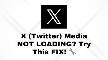 FIX Twitter Not Loading Media | Images & Videos Not Showing (2025)