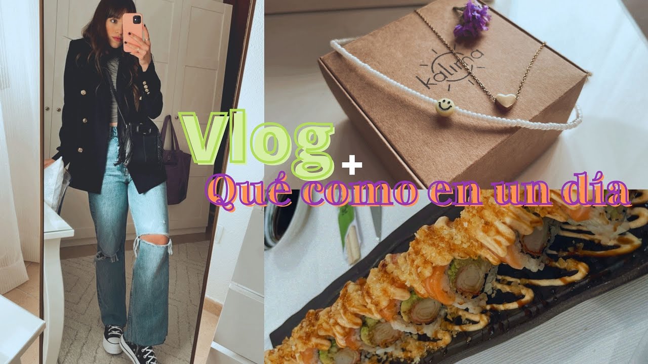 VLOG + qué como en un día 🍏☕️ | Cómo corto mis vaqueros, Haul Mango Outlet más... - YouTube