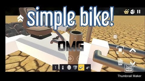 how to make a simple bike in evertech sandbox watch full video