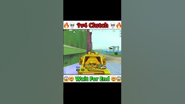 1v4 Clutch🥵🔥 Wait For End || #shorts #bgmi #pubgmobile