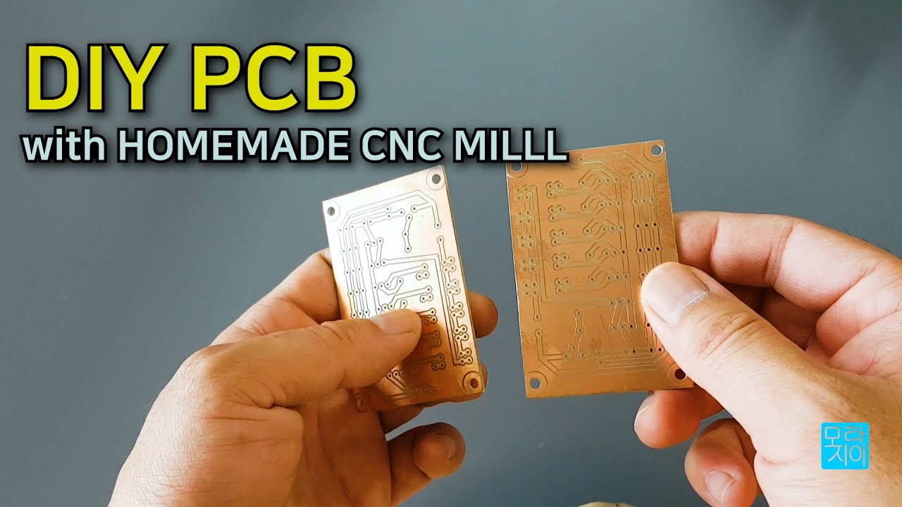 DIY PCB with Homemade CNC Mill - YouTube