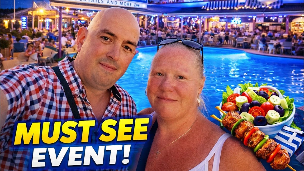 ZANTE! KALAMAKI! Costas Pool Bar Greek Night! Should YOU Try It!? 
