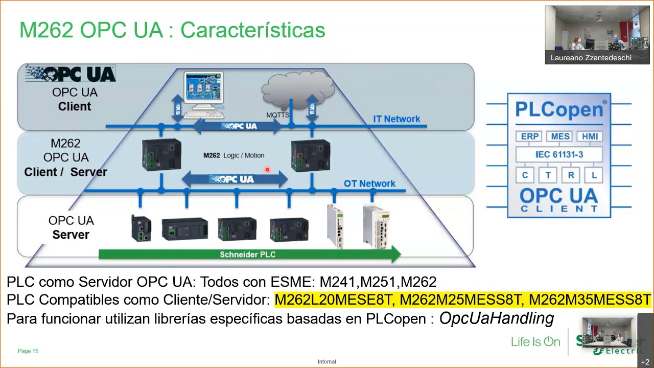 OPC UA Cliente/Servidor con M262 - Digital Learning Lesson