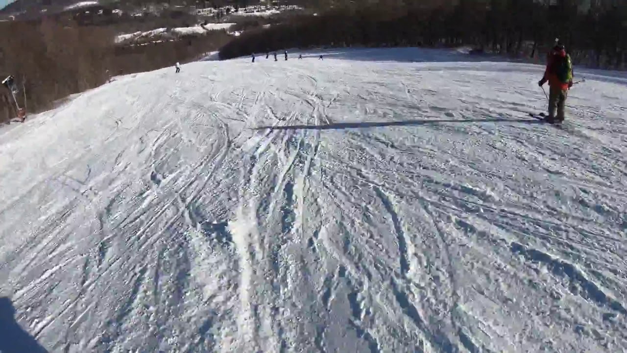 Mt snow ski trip clip run 1/22/19 YouTube