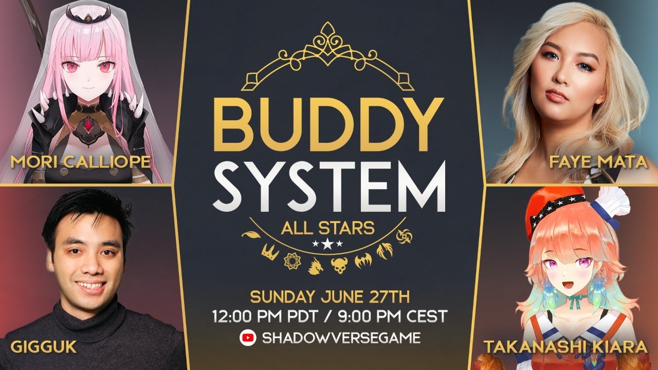 Shadowverse Buddy System All Stars