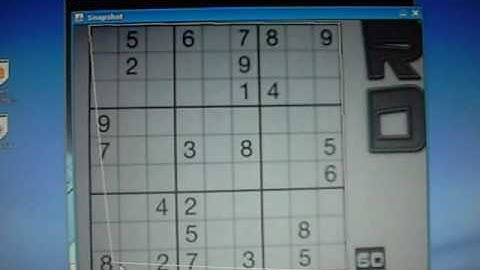 Webcam OCR Sudoku Solver