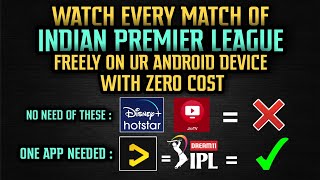 How to Watch IPL freely on Mobile With No Cost | #IndianPremierLeague | @RowdyTechs  | screenshot 3