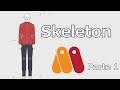 Hacer un personaje simple con Moho y Skeleton (Parte 1 : Importar introduccion a SKELETON)