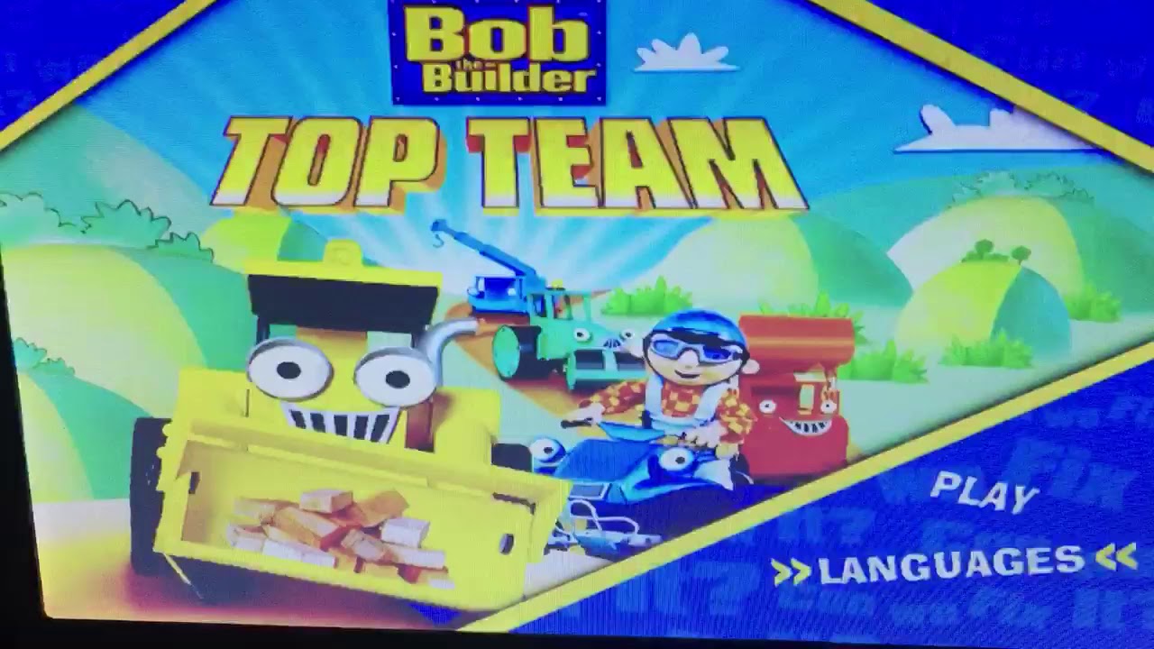 Bob the Builder top team DVD menu walkthrough - YouTube