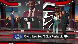 Frelund ranks her Top 5 favorite QB-to-team fits in '24 draft | 'NFL Total Access' by NFL 8,556 views 9 hours ago 5 minutes, 3 seconds