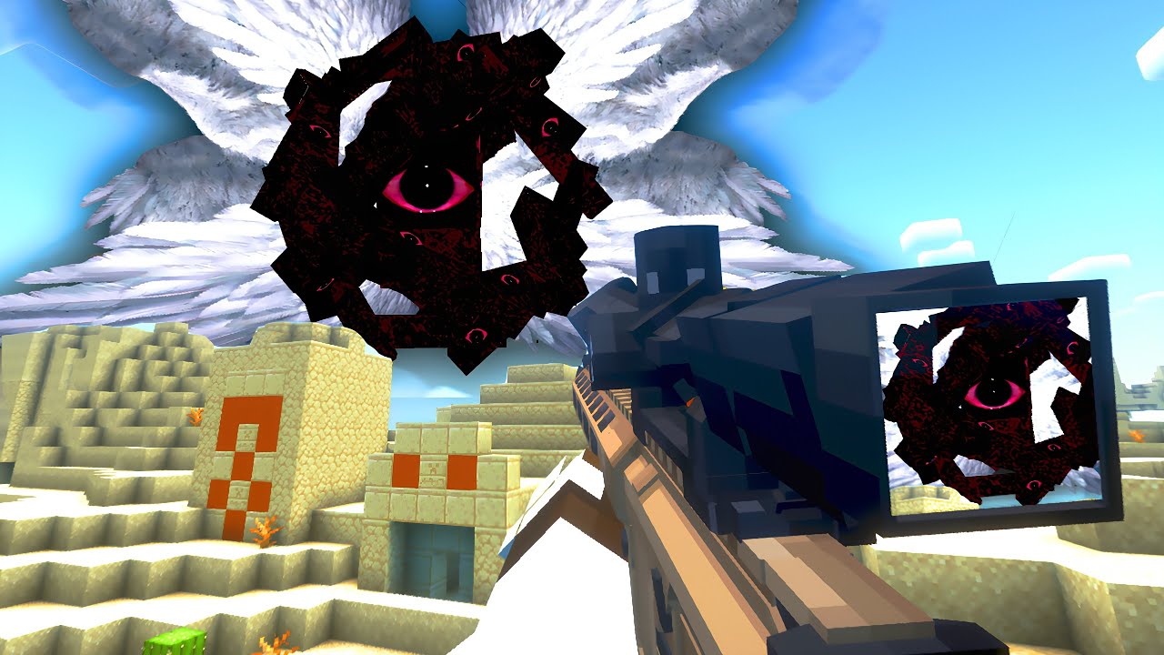 DERROTANDO o THE GOD A NOVA ATUALIZAÇÃO com ARMAS INSANAS no MINECRAFT