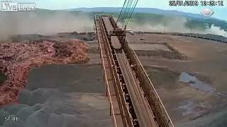 😲 Moment Of Brazil Dam Collapse