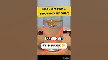🌪️ 2 Batteries Create a Water Tornado! 😱 | Easy Science Experiment Real Or Fake #Shorts
