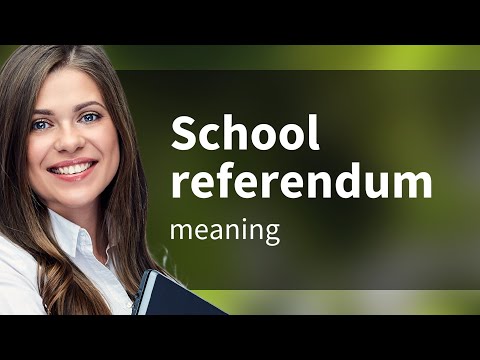 Understanding School Referendum: