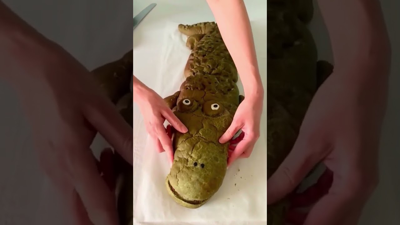MIND-BLOWING bread art! Hidden Designs Inside Every Slice! 🍞   #shortsfeed #shorts #food