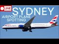 1hr of large planes  live sydney airport plane spotting