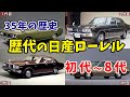 初代 8代目までの 日産ローレル を振り返る ゆっくり
