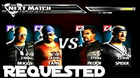 DEF JAM VENDETTA | [TEAM MATCH] BRIGGS & TANK VS PROOF & SPIDER | REQUESTED