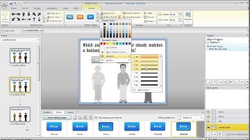 Articulate Storyline tutorial: How to add button sets