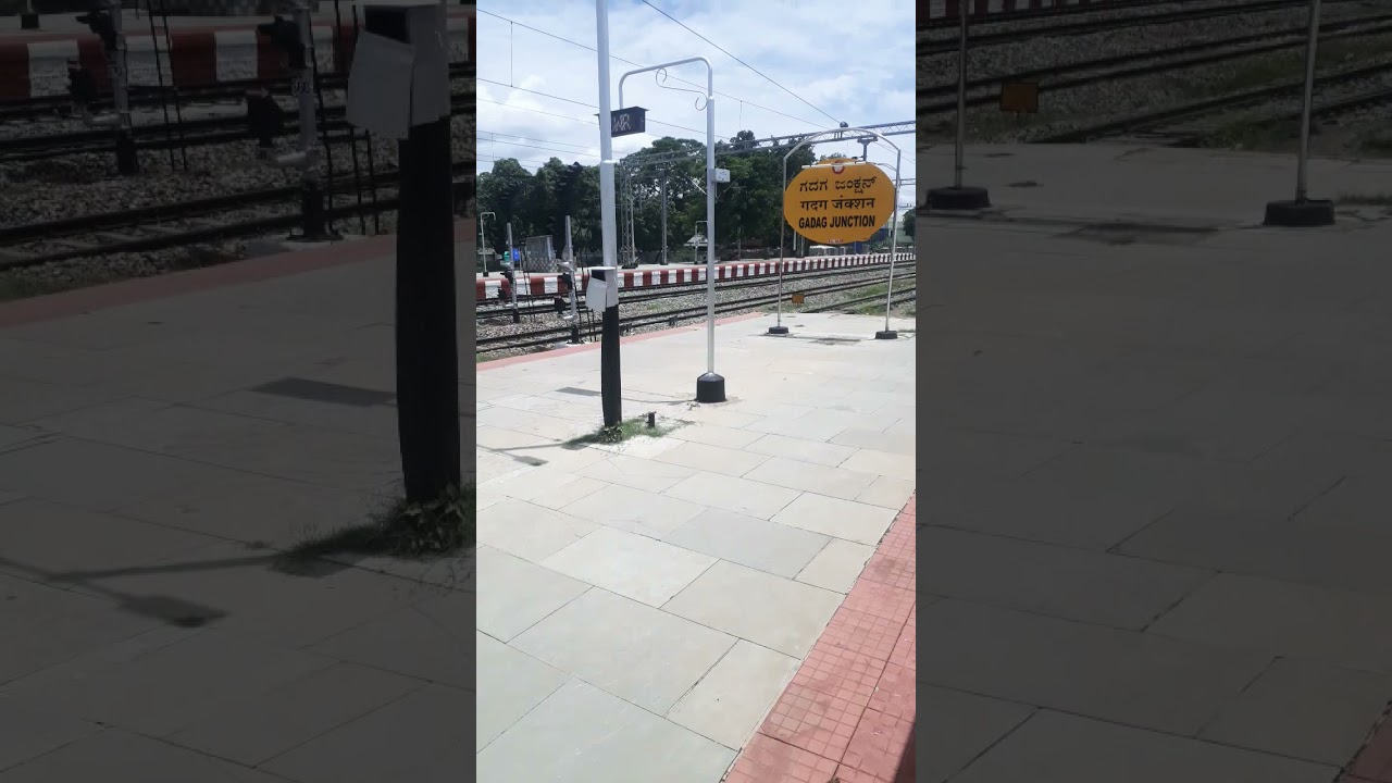 Departing Gadag Junction