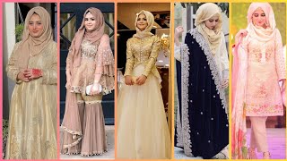 Most Trending & Outstanding Wedding Hijab Dresses 2021 Stich Fashion & Combination