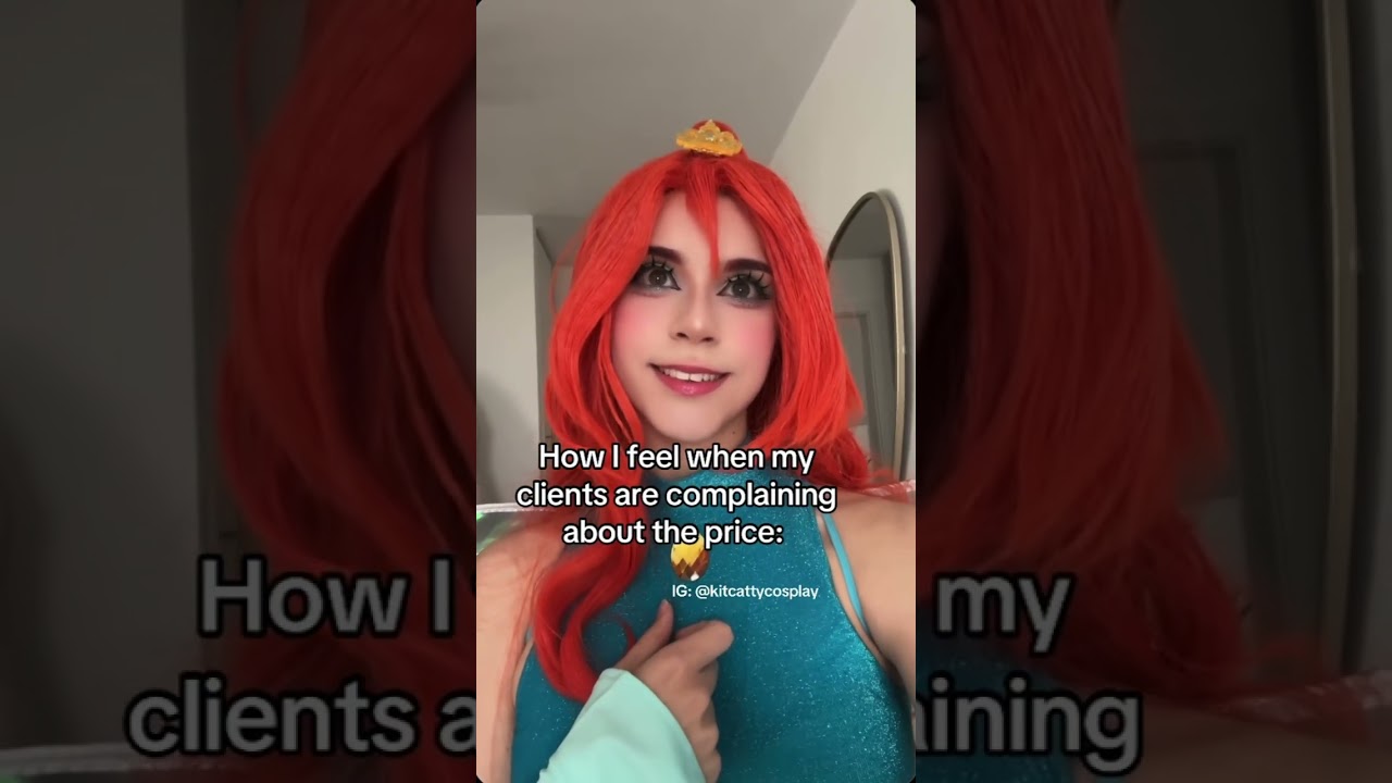 Like I don’t make the prices I just sell the products 😭 #cosplay #cosplayer #relatable #winx