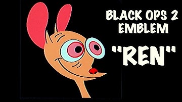 Black ops 2 emblem Ren from Ren and Stimpy