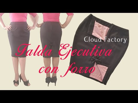 Video: Cómo Coser Una Falda Forrada