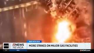 More strikes on major Iranian gas facilities