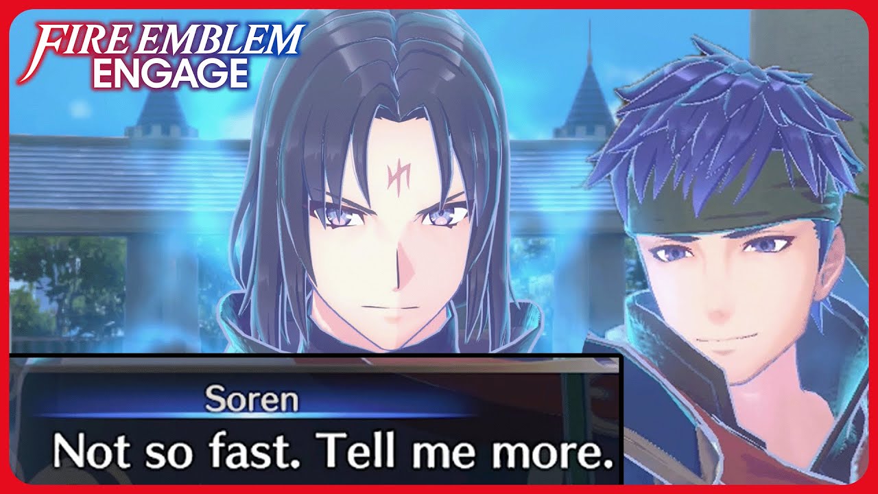 Soren being excited about meat ( for Ike ) Fire Emblem Engage DLC