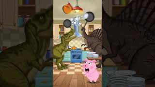 PAPA PIG SPINO SAURUS VS TREX