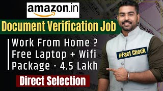Amazon FreeLaptop Work From Home Job |No Fee|Amazon Recruitment 2022|Amazon Vacancy 2022|Amazon Job