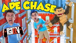 FGTEEV'S APE IS AFTER US! Ape Chase Gameplay