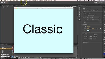 Classic Tweening in Adobe Animate (formerly Adobe Flash)(video #6)