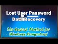 Lost password data recovery  the simplest method diy guide in english