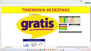 TIMEMANIA 40 DEZENAS PLANILHA GRATIS