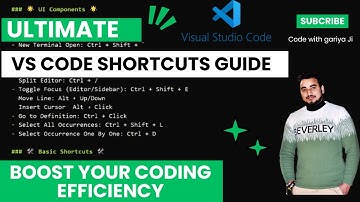 Ultimate VS Code Shortcuts Guide: Boost Your Coding Efficiency | Visual Studio Code | VS Code