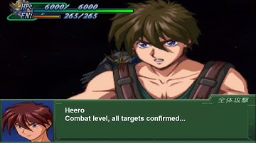 Super Robot Wars Alpha 3 - Wing Gundam Zero Custom All Attacks (English Subs)